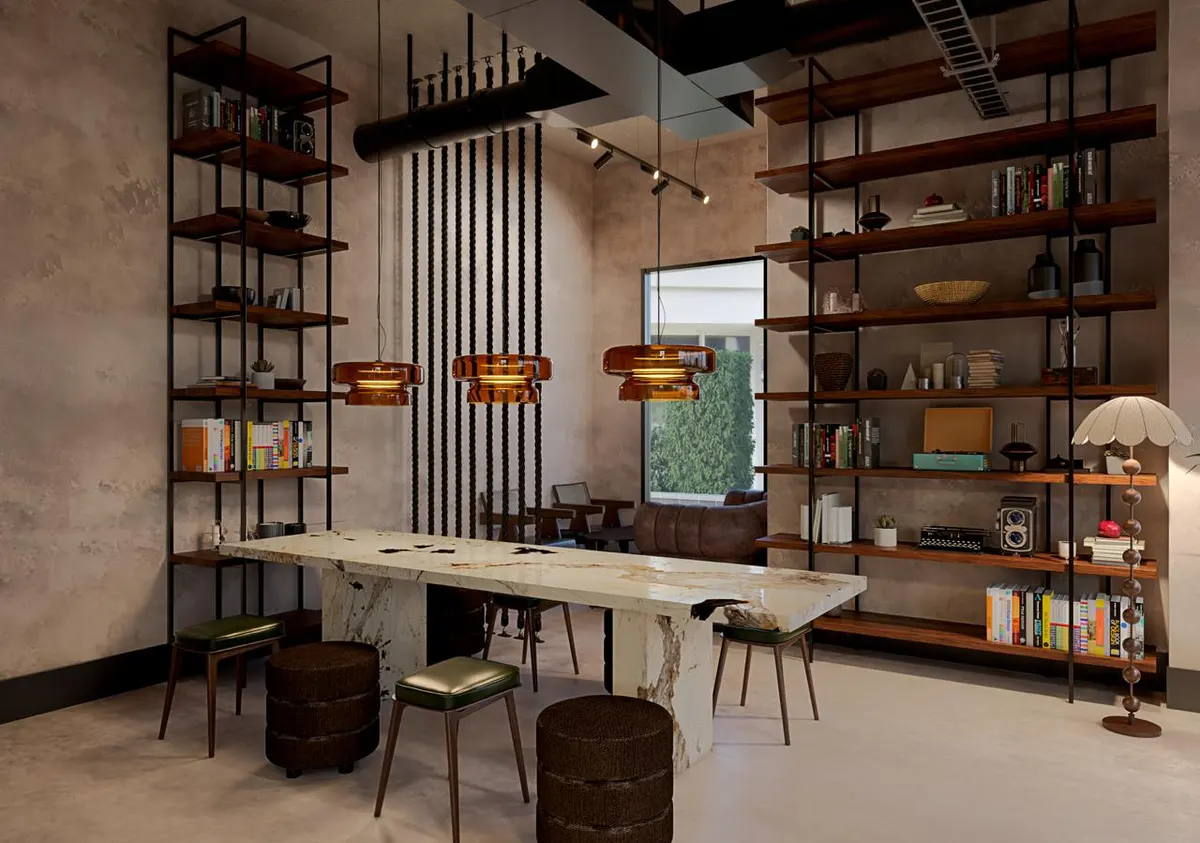 Fiore Café interior design by Pera Design Studio