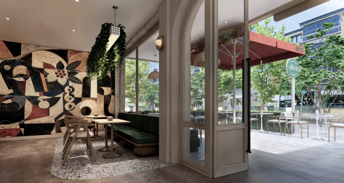 OLIVA Coffee Roastery & Dessert Bar – Interior Design